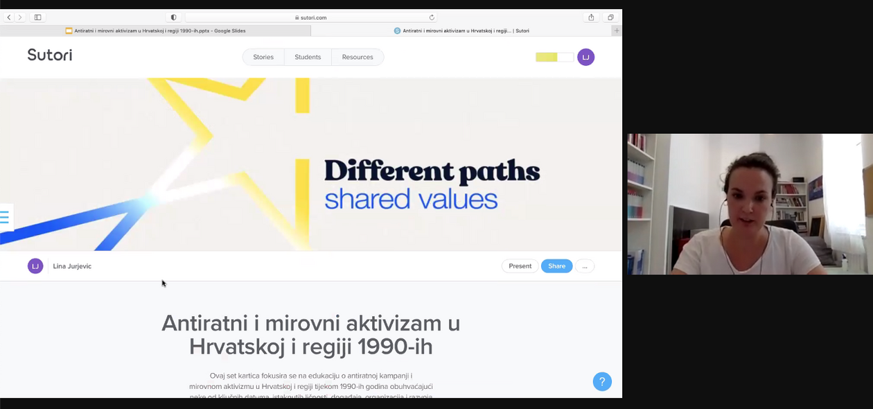Large different paths shared values radionica1
